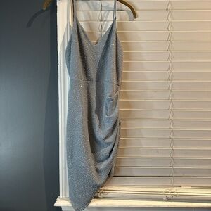 Windsor Sparkling Gray Mini Dress